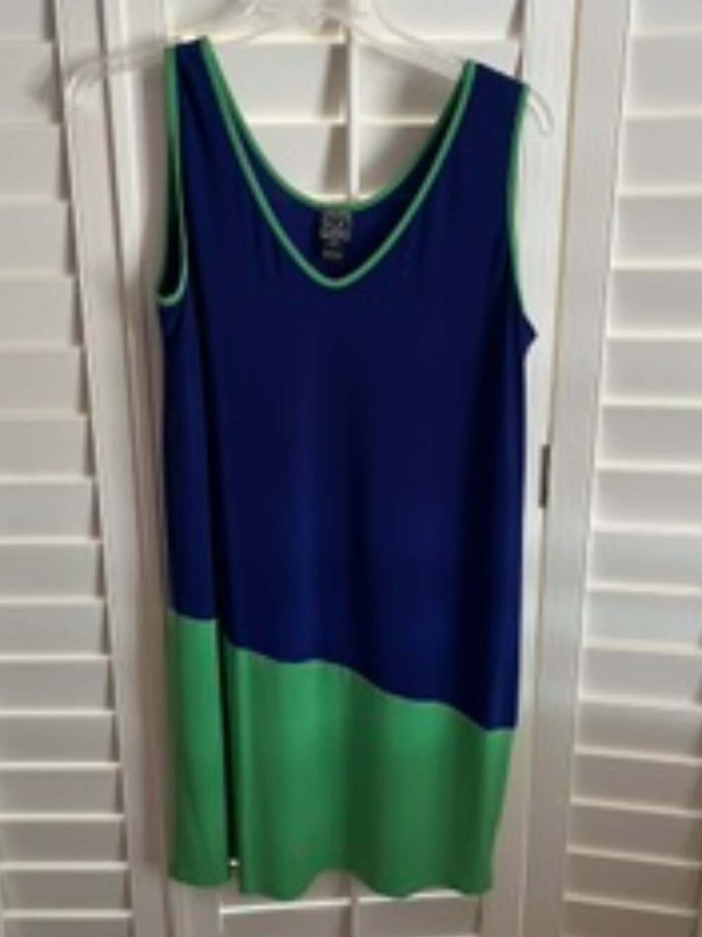 Clara Sun Woo Two-Toned Dress/Cover-up